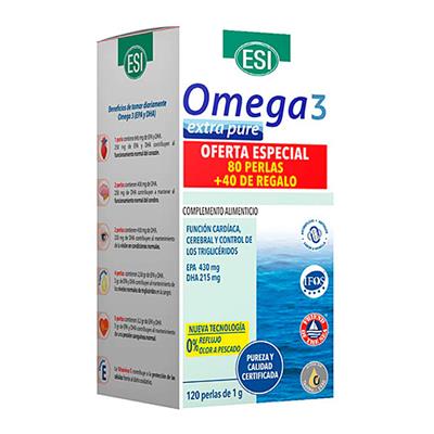 Omega 3 extra (80+40 perlas) ESI