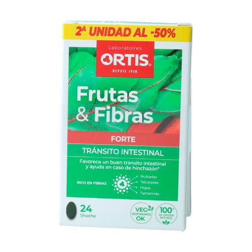 Frutas y fibras 24comp pack 2ª50% ORTIS