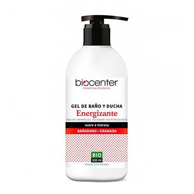 Gel de baño y ducha energizante arándano granada 500ml BIOCENTER