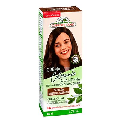 Henna cubre canas castaño 60ml CORPORE SANO