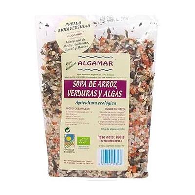 Sémola de verduras con arroz y algas BIO 250g ALGAMAR