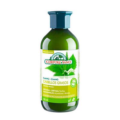 Champú para cabello graso de ortiga, hammamelis 300ml CORPORE SANO