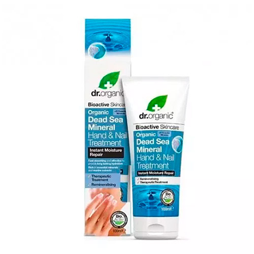 Crema de manos y uñas de minerales del mar muerto 100ml DR.ORGANIC