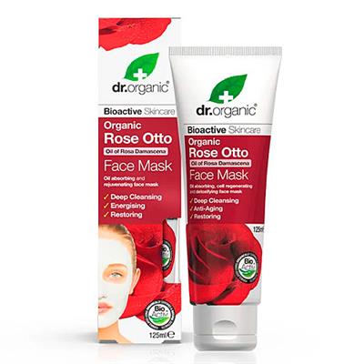 Mascarilla facial Rose Otto 125ml DR.ORGANIC