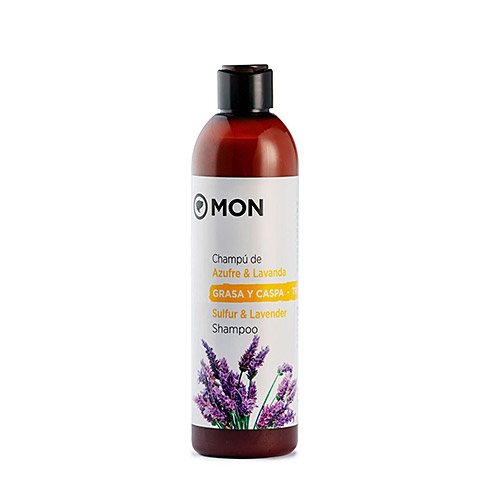 Champú de azufre y lavanda BIO anticaspa y pelo graso 300ml MON DECONATUR