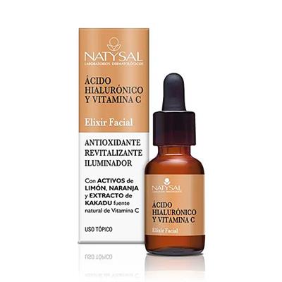 Elixir facial de ácido hialurónico con vit. C 15ml NATYSAL