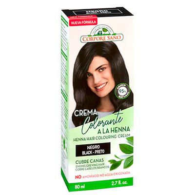 Henna cubre canas negro 60ml CORPORE SANO
