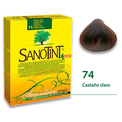 Tinte sensitive 74 Castaño claro SANOTINT