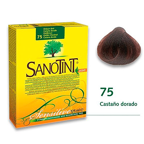 Tinte sensitive 75 Castaño dorado SANOTINT