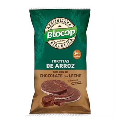 Tortitas de arroz con chocolate con leche BIOCOP