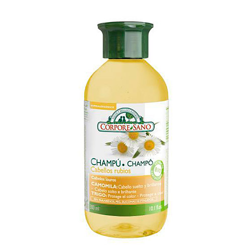 Champú ahorro cabello frágiles de camomila y trigo 500ml CORPORE SANO