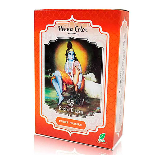 Henna cobre natural polvo BIO 100g RADHE SHYAM