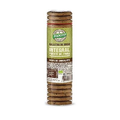 Galletas de trigo integral con chips de chocolate 250g BIOCOP